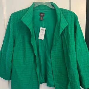 Chico’s Vibrant Green Blazer